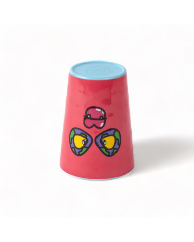 Glas"Melamine Monsters Tina"cm 8,50 x h. 11,7I IN 3,35 x h. 4,61 –SELETTI | BHOME by Arredi Barbàra