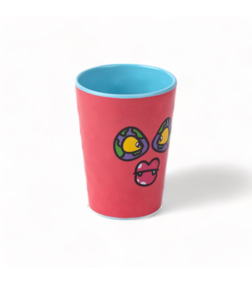 Glas"Melamine Monsters Tina"cm 8,50 x h. 11,7I IN 3,35 x h. 4,61 –SELETTI | BHOME by Arredi Barbàra