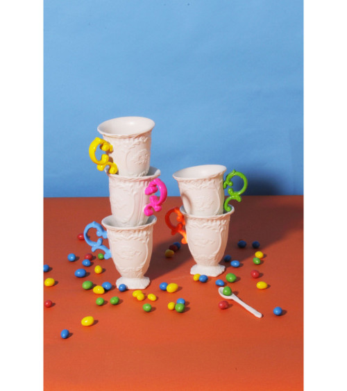 "I-WARES I-Mug Fuchsia"Porzellan —SELETTI | BHOME by Arredi Barbàra