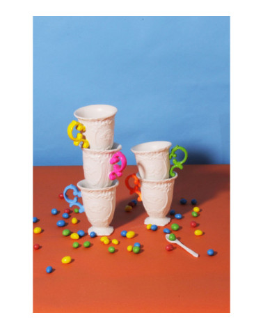 "I-WARES I-Mug Fuchsia"Porzellan —SELETTI | BHOME by Arredi Barbàra