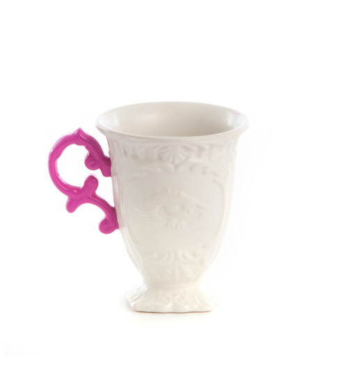 "I-WARES I-Mug Fuchsia"Porzellan —SELETTI | BHOME by Arredi Barbàra