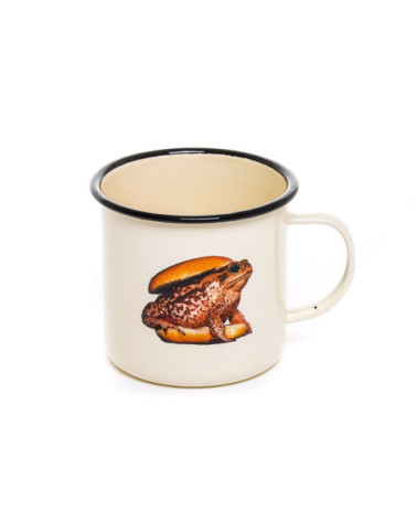 Becher"Enamel Toad"in emailliertem Metall –SELETTI | BHOME by Arredi Barbàra
