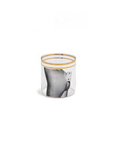 Glas"Two of Spades"cm ø 8 h. 8,5 cm –SELETTI | BHOME by Arredi Barbàra