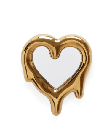 Specchio "Melted Heart Gold" | BHOME by Arredi Barbàra