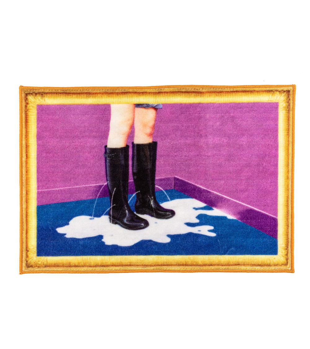 Teppich"Milky Boots"Recyclingkunststoff –SELETTI | BHOME by Arredi Barbàra