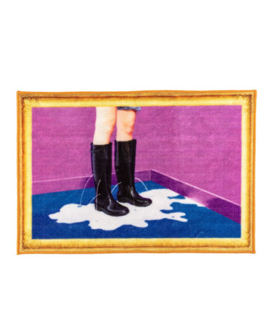 Teppich"Milky Boots"Recyclingkunststoff –SELETTI | BHOME by Arredi Barbàra