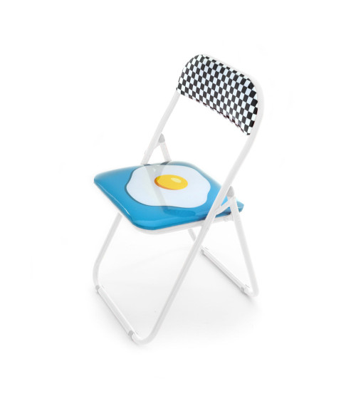 Stuhl"Egg"cm 44 h. 46/79 Falten –SELETTI | BHOME by Arredi Barbàra