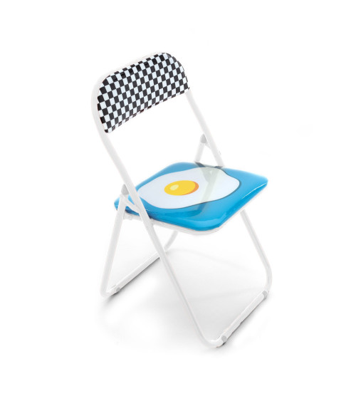 Stuhl"Egg"cm 44 h. 46/79 Falten –SELETTI | BHOME by Arredi Barbàra