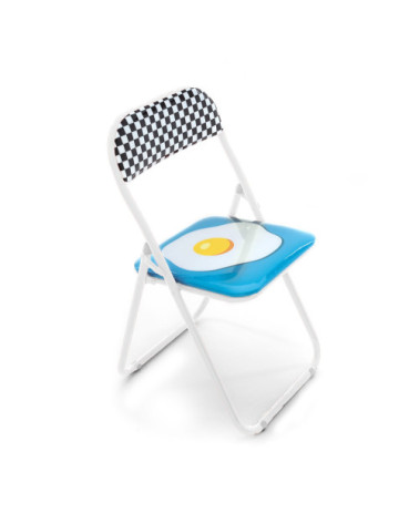 Stuhl"Egg"cm 44 h. 46/79 Falten –SELETTI | BHOME by Arredi Barbàra