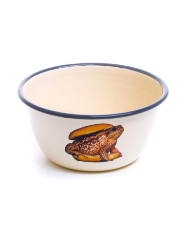 Schale"Enamel Toad"in emailliertem Metall –SELETTI | BHOME by Arredi Barbàra
