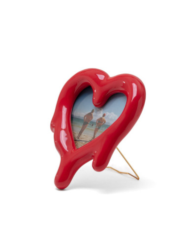 Specchio "Melted Heart Red" | BHOME by Arredi Barbàra