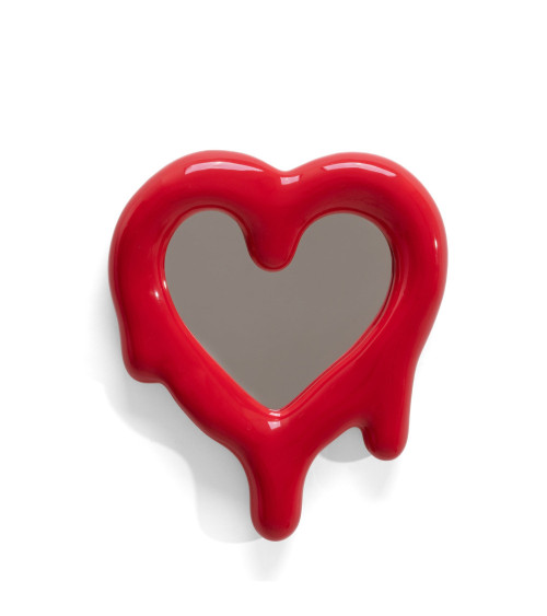 Spiegelrahmen"Melted Heart Red"cm. 30 h. 35 –SELETTI | BHOME by Arredi Barbàra