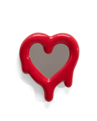 Mirror Frame"Melted Heart Red"30 h. 35 –SELETTI | BHOME by Arredi Barbàra