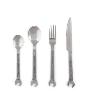 Pommes de terre"Machine Collection Set di posate da 4 pezzi"en porcelaine –SELETTI | BHOME by Arredi Barbàra