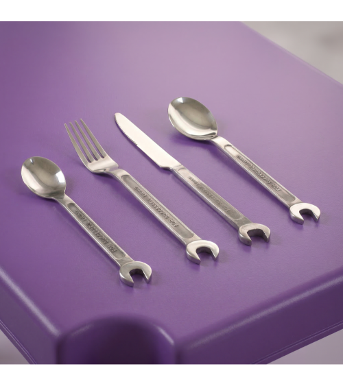Pommes de terre"Machine Collection Set di posate da 4 pezzi"en porcelaine –SELETTI | BHOME by Arredi Barbàra