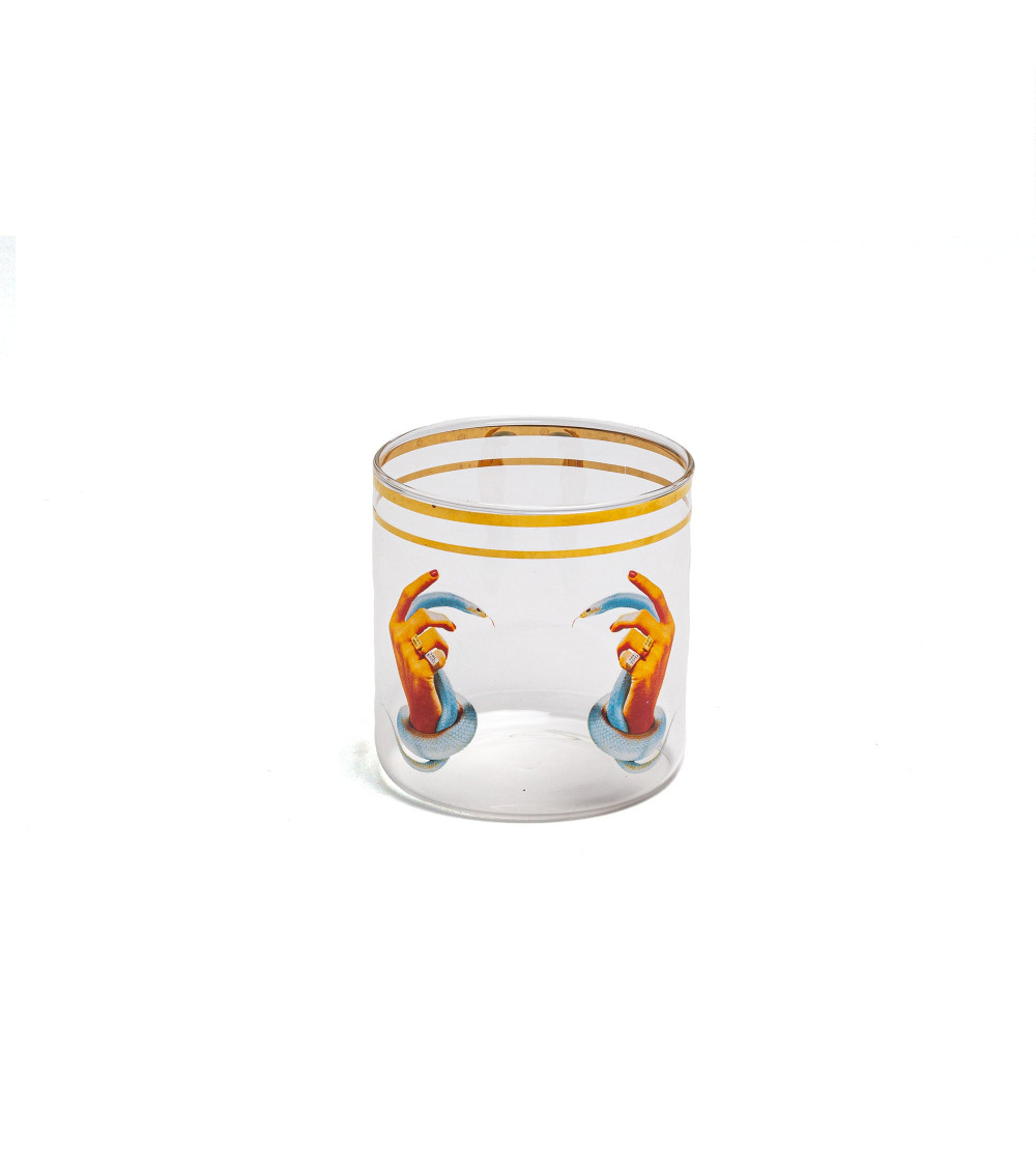 Glas"Hands With Snakes"cm ø 8 h. 8,5 cm –SELETTI | BHOME by Arredi Barbàra