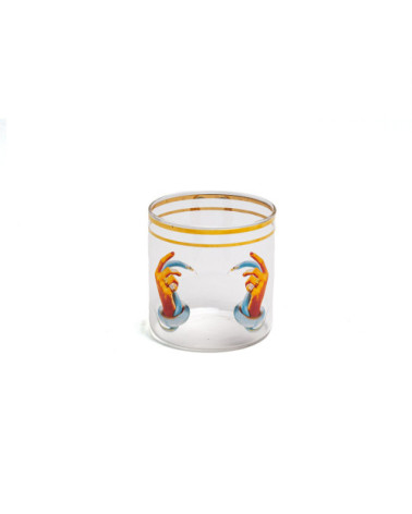 Glas"Hands With Snakes"cm ø 8 h. 8,5 cm –SELETTI | BHOME by Arredi Barbàra