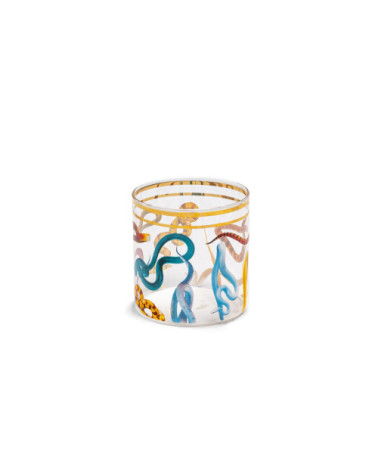 Glas"Snakes"cm ø 8 h. 8,5 cm –SELETTI | BHOME by Arredi Barbàra