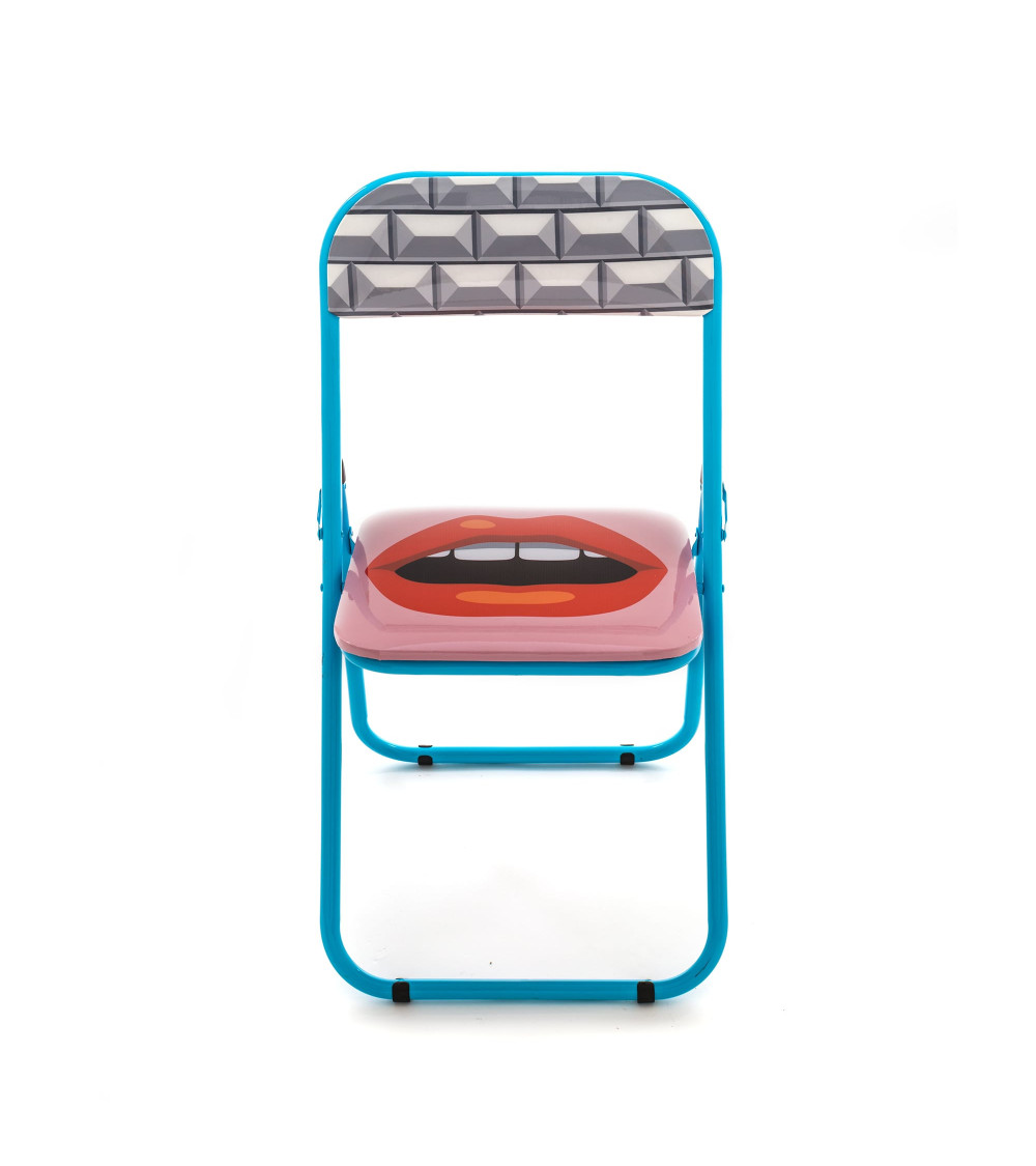 Stuhl"Mouth"cm 44 h. 46/79 Falten –SELETTI | BHOME by Arredi Barbàra
