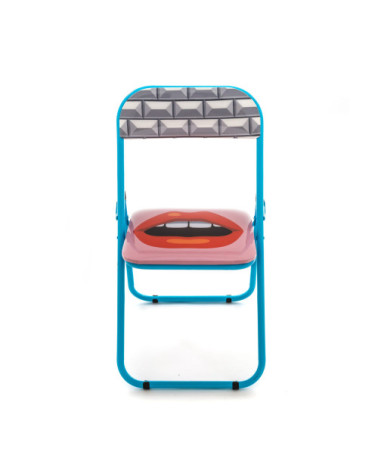 Stuhl"Mouth"cm 44 h. 46/79 Falten –SELETTI | BHOME by Arredi Barbàra