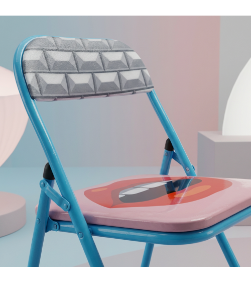 Stuhl"Mouth"cm 44 h. 46/79 Falten –SELETTI | BHOME by Arredi Barbàra