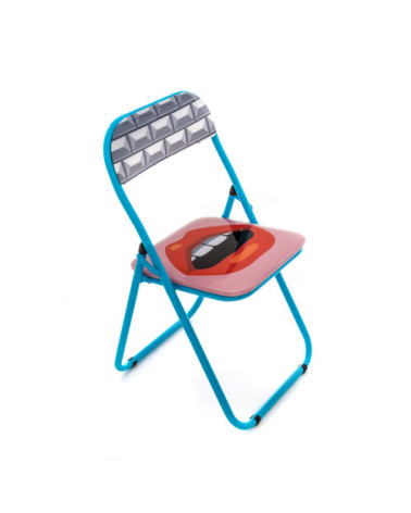 Stuhl"Mouth"cm 44 h. 46/79 Falten –SELETTI | BHOME by Arredi Barbàra