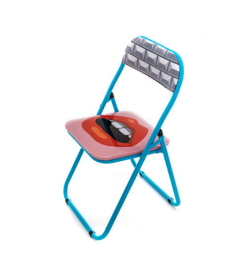 Stuhl"Mouth"cm 44 h. 46/79 Falten –SELETTI | BHOME by Arredi Barbàra