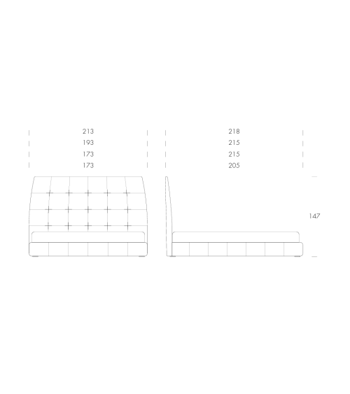 Pacifico Bed Tonin Casa | Bhome by Arredi Barbàra