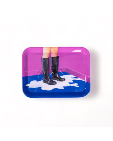 Plateau"Milky Boots"Cm.32 x 43,5 h.2 –SELETTI | BHOME by Arredi Barbàra