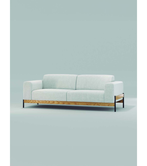Bowie Sofa aus Metall und Massivholz | WEWOOD