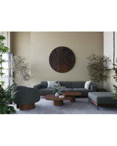 Canapé Bowie en métal et bois massif | WEWOOD