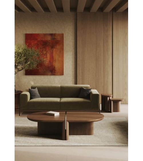 Bowie Sofa aus Metall und Massivholz | WEWOOD