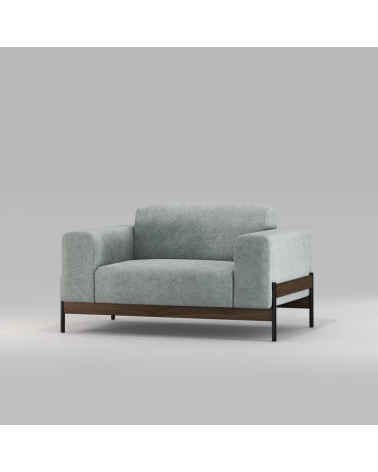 Bowie Metal and Solid Wood Sofa | WEWOOD
