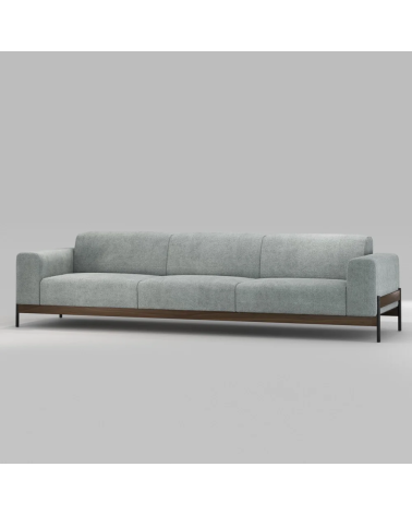 Bowie Metal and Solid Wood Sofa | WEWOOD