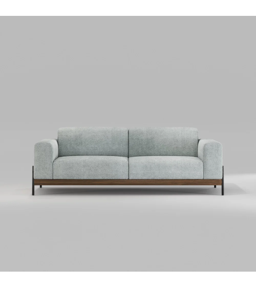 Bowie Sofa aus Metall und Massivholz | WEWOOD