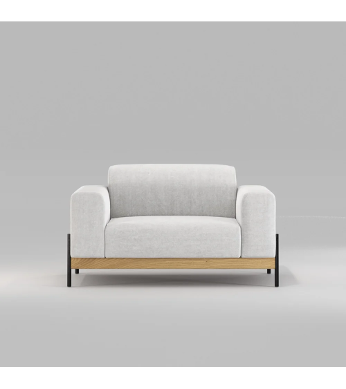 Bowie Sofa aus Metall und Massivholz | WEWOOD
