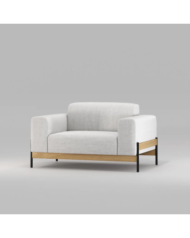 Bowie Sofa aus Metall und Massivholz | WEWOOD