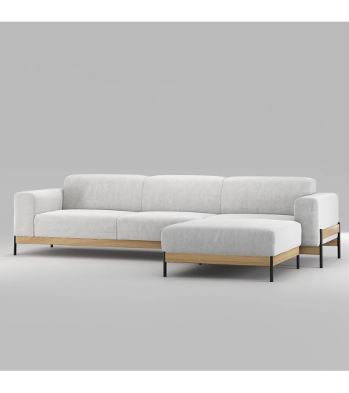 Bowie Sofa aus Metall und Massivholz | WEWOOD