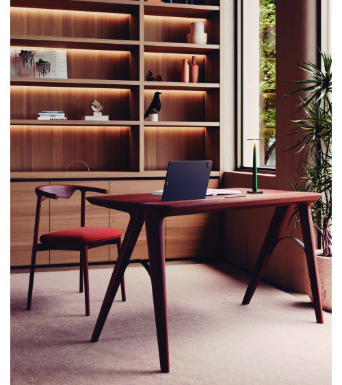 Bridge Schreibtisch aus Holz und Stahl | WEWOOD