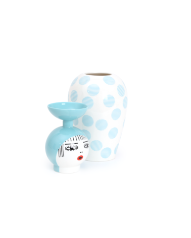 Vaso "Canopie KIKI" azzurri SELETTI | BHOME by Arredi Barbàra