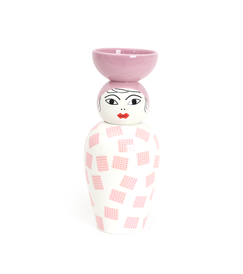 Vaso "Canopie LUNA" rosa SELETTI | BHOME by Arredi Barbàra