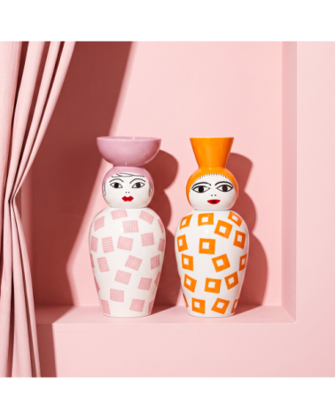 Vaso "Canopie LUNA" rosa SELETTI | BHOME by Arredi Barbàra