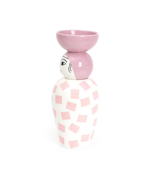 Vaso "Canopie LUNA" rosa SELETTI | BHOME by Arredi Barbàra