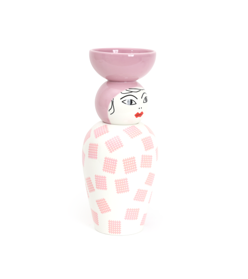 Vaso "Canopie LUNA" rosa SELETTI | BHOME by Arredi Barbàra