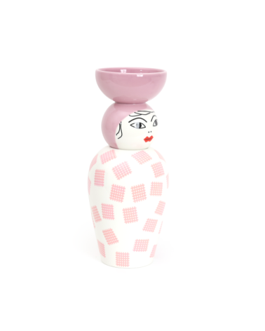 Vaso "Canopie LUNA" rosa SELETTI | BHOME by Arredi Barbàra