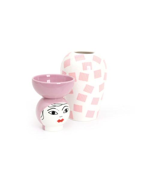 Vaso "Canopie LUNA" rosa SELETTI | BHOME by Arredi Barbàra