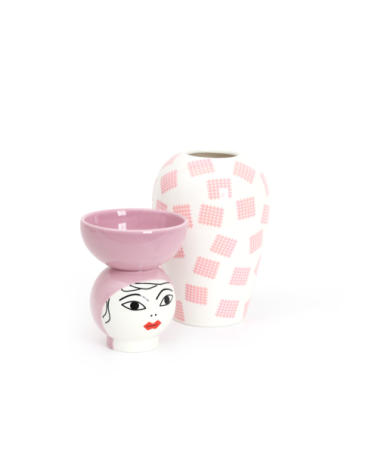 Vaso "Canopie LUNA" rosa SELETTI | BHOME by Arredi Barbàra