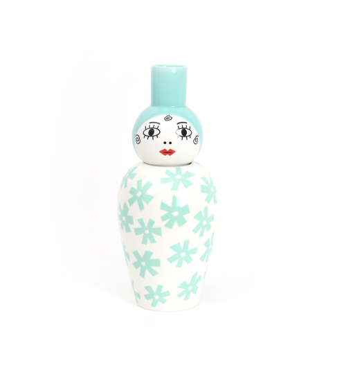 Vaso "Canopie ZITA" turchesi SELETTI | BHOME by Arredi Barbàra