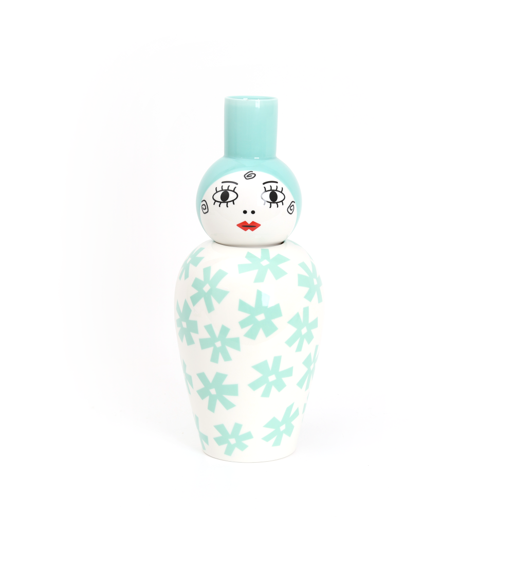 Vaso "Canopie ZITA" turchesi SELETTI | BHOME by Arredi Barbàra