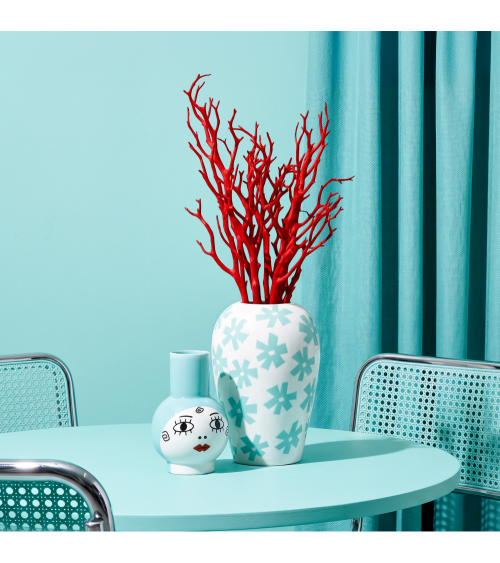 Vaso "Canopie ZITA" turchesi SELETTI | BHOME by Arredi Barbàra